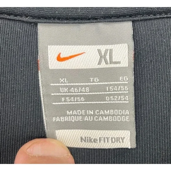Nike Rafael Nadal 2009 US‎ Open Tennis Polo Shirt size XL Black RAFA - Picture 5 of 10